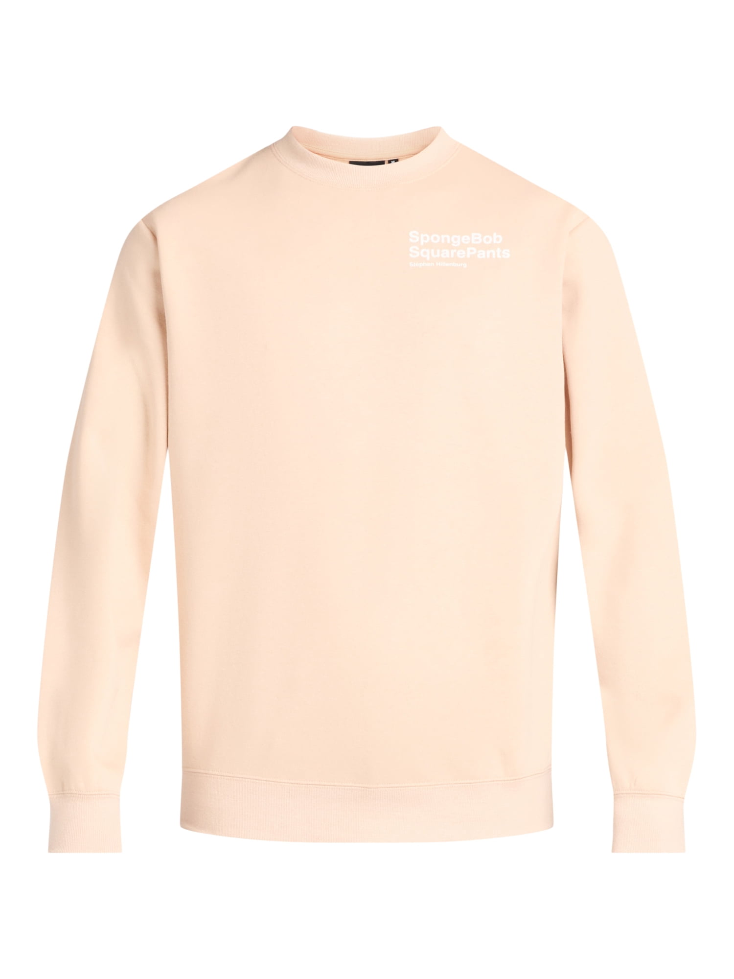 SpongeBob SquarePants Men's Graphic Print Sweatshirt with Long Sleeves, Sizes S-2XL