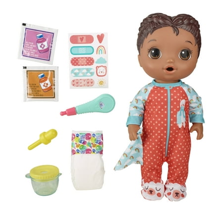 EAN 5010993659203 product image for Baby Alive Mix My Medicine Doll, Polka Dot Pajamas, Drinks and Wets, Doctor Acce | upcitemdb.com