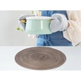 thumbnail image 4 of Unique Bargains Farmhouse Placemats Set of 6 Woven Placemats Coffee, 4 of 6