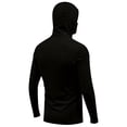thumbnail image 3 of Garbnen Ice Silk Sun Hoodie Men UPF 50+ Sun Protection Quick Dry Rash Guard for Men Long Sleeve with Face Mask Cooling Summer Athletic Fishing Shirt Men with Thumb Holes, 3 of 4