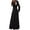 Black, variant on Elegant Women's Long Trench Overcoat with Lapel Collar Slim Fit Winter Warm Jacket Stylish Outerwear for Cold Weather