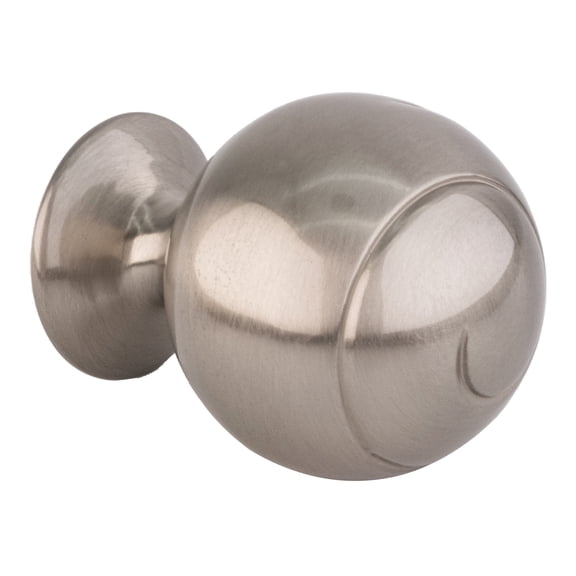 Amerock BP93382G10-XCP5 Swirl'Z Transitional Cabinet Knob 1-9/16" Diameter  Satin Nickel - pack of 5