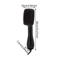 thumbnail image 2 of 2 In 1 Salon Comb Blow Styler Massage Portable Wet Dry Styling Tool Hair Dryer, 2 of 6
