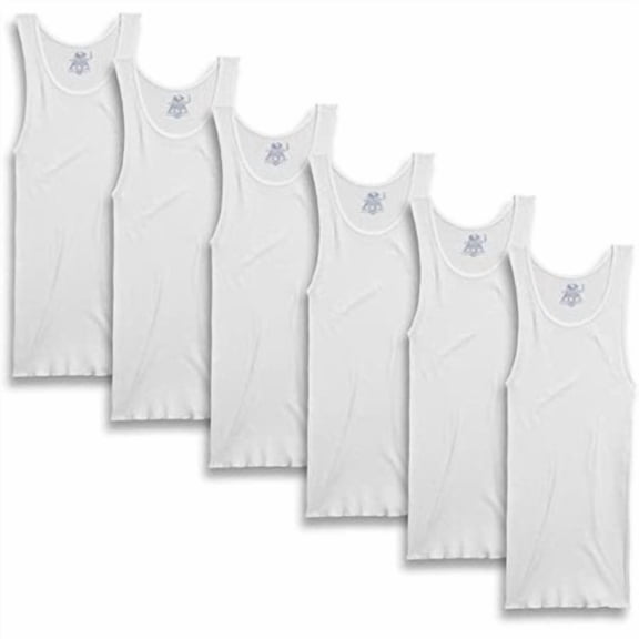 Fruit of the Loom Men's A Shirts(Pack of 5) (White(38"-40" Chest)Medium