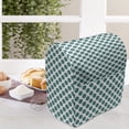 thumbnail image 3 of Teal Stand Mixer Cover, Traditional Polka Dots Pattern Design Vibrant Colored Geometrical Elements, Kitchen Appliance Organizer Bag Cover with Pockets, 5 Quarts, Teal White, by Ambesonne, 3 of 4