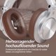 thumbnail image 4 of Auriculares Bluetooth supraaurales, auriculares estéreo HiFi de 72 horas de duración, auriculares inalámbricos con conector de 6,35 mm y 3,5 mm para estudio, DJ, teléfono móvil, PC y amplificador, 4 of 8