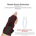 thumbnail image 4 of Under $10 Gloves Mittens Pink Wrist Brace Thumb Brace Wrist Support Finger Splint Support Fixator Suitable Tendonitis Sprain Hand Support Lightweight and Breathable, 4 of 4