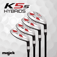 thumbnail image 2 of Majek Senior Ladies Golf Clubs All Hybrid Set 55+ Years Womens Right Handed Lady Full True Hybrid Complete Set which Includes: #7, 8, 9, PW Lady Flex New Utility A Lady Flex Club, 2 of 7