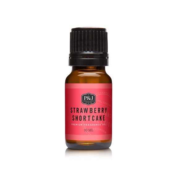 P&J Trading Huile Parfumée / Huile Fraisinette 10 ml - Parfums de Bougie pour Fabrication de Bougies, Parfums Frais, Fournitures pour Fabrication de Savon, Parfums d'Huile pour Diffuseur