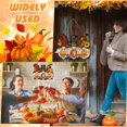 thumbnail image 5 of YUNOVA Thanksgiving Welcome Sign, Fall Gnome Door Hanger Wood Decor with Pumpkins, Vintage Autumn Plaque for Porch, Farmhouse Front Door Decorations Seasonal Wall Hanging, 5 of 7