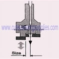 thumbnail image 2 of CUTEX SEWING Compensating Presser Foot for Industrial Sewing Machines - Left Side 1/16" Narrow, 2 of 2