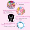 thumbnail image 2 of Bracelet Making Beads Kit Colorful Mixed Glass Beads DIY Jewelry Set (A), 2 of 5