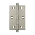 thumbnail image 2 of Deltana CH3020U15 3" x 2" Hinge; with Ball Tips; Satin Nickel Finish, 2 of 2