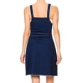 thumbnail image 2 of Womens 90s Fashion Adjustable Strap Denim Jean Overall Dress, 2 of 5