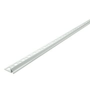 M-D Building Products 31399 3/8 in. x 96 in. Satin Clear Anodized Aluminum Bullnose