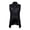 Black, variant on Men Vest Retro Sleeveless Slim Fit Mid Lengtn Irregular Hem Lapel Double-breasted Split Hem Soft Printed Loyal Gentlemen Medieval Waistcoat