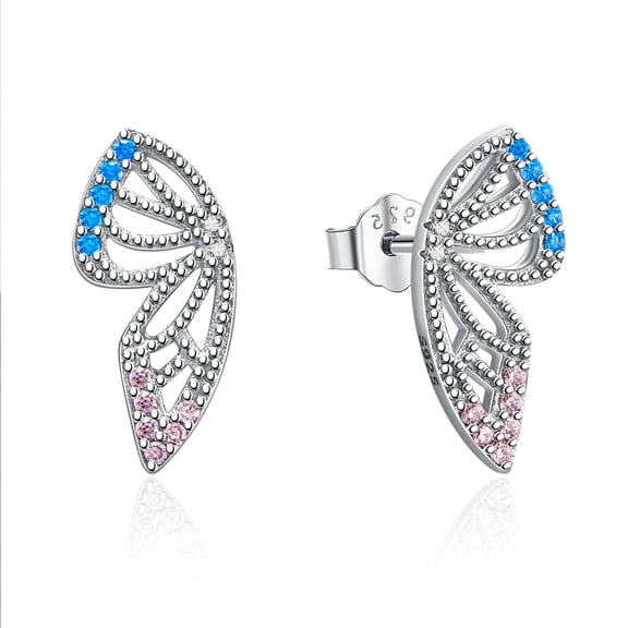 TANGPOET Butterfly Earrings Women Earrings 925 Sterling Silver Earrings Butterfly Jewerly for Women