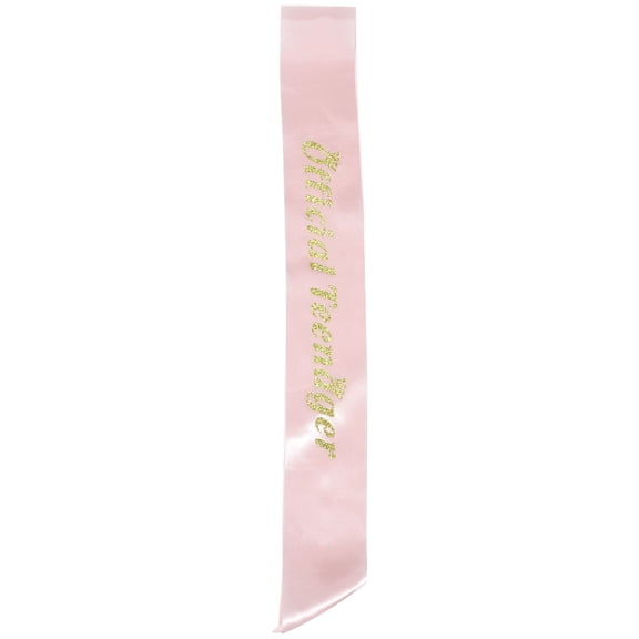 HAMPPLIES 1Set Sash for Teens Rectangular Pink for Other Festivals Party Accessory