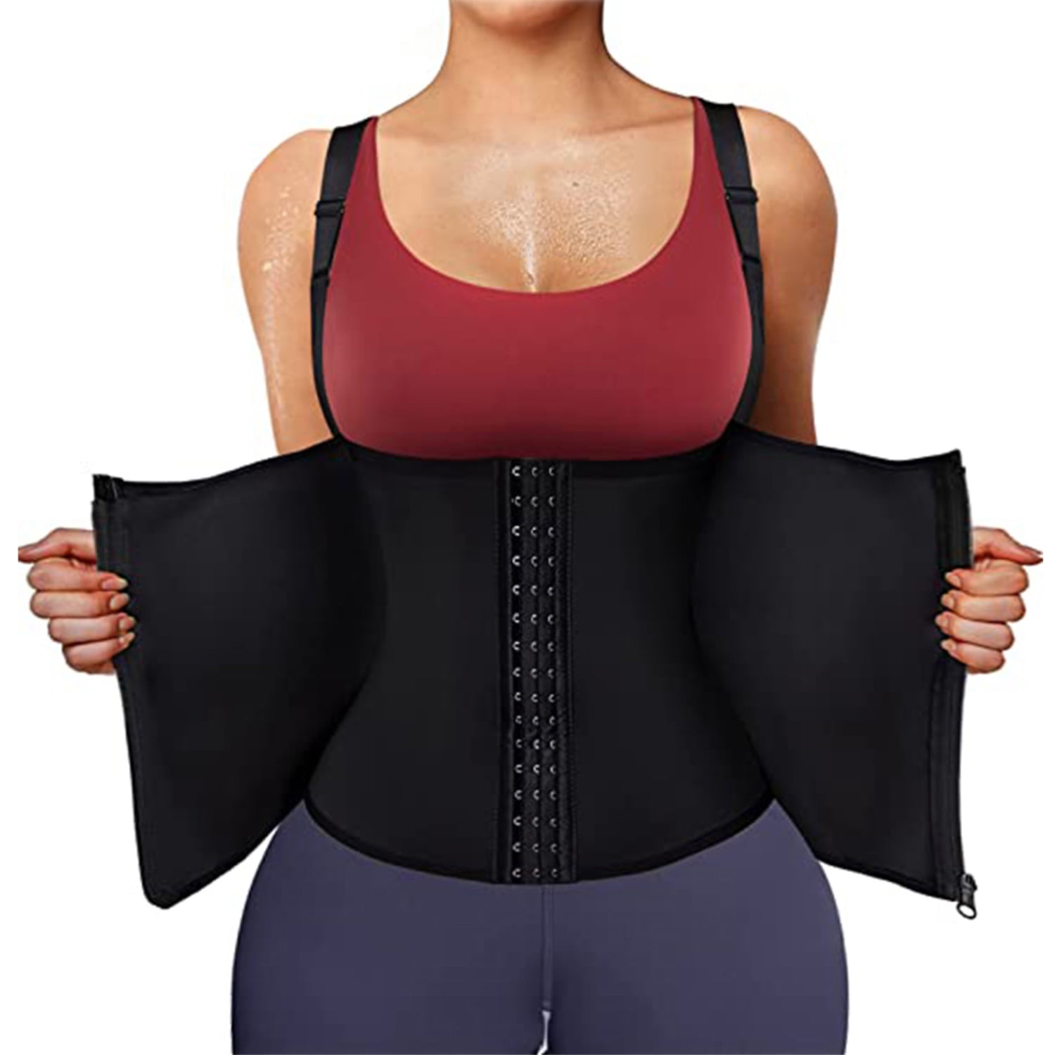 POP CLOSETS Waist Trainer for Women Weight Loss Tummy Control Corset Vest Postpartum Body Shaper