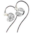 thumbnail image 1 of V10 PRO Auriculares Intrauditivos con Sonido de Alta Fidelidad Dinámico Dual, Color Plateado, 3,5 Sin Micrófono, 1 of 10