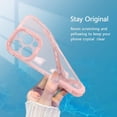 thumbnail image 4 of Kickstand Case for iPhone 11 6.1 inch, 2 Stand Modes Built-in Camera Ring Stand Clear Soft Slim Back Cover with Invisible Stand Anti-Scratch Durable Shockproof Protective Bumper Case - Pink, 4 of 7