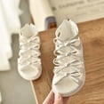 thumbnail image 2 of Roman Style Girls Summer Sandals Beach Sandals Outdoor Rubber Sandals White, 2 of 6
