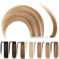 thumbnail image 6 of Benehair Ponytail Extension Human Hair Blonde Wrap Around Ponytail Remy Human Hair Ponytail Clip in Extensions One Piece Ash Blonde Highlighted With Bleach Blonde 16" 80G, 6 of 12