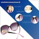 thumbnail image 4 of Gafas de Sol FEISEDY para Mujer de Moda, Cuadradas Sobredimensionadas y Polarizadas, 4 of 9