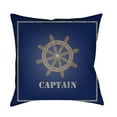 thumbnail image 2 of Surya  Captain Square Throw Pillow - Red - Brown & White, 2 of 2
