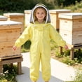 thumbnail image 4 of Kids Beekeeper Adventure Jumpsuit With Net – Versatile Outdoor Workwear for Kids Aged 7-12 Years, Durable Multi-Pocket Playsuit for Science Projects and Farm Activities, 4 of 8