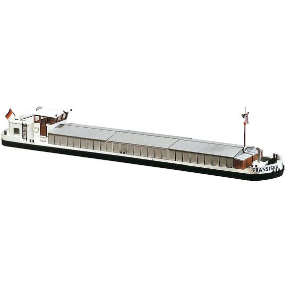 Faller 131006 Boat with Dwelling Cabin HO Scale Building Kit