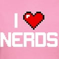 thumbnail image 3 of CafePress - I Heart Nerds Women's Classic T Shirt - Women's Traditional Fit Dark T-Shirt, 3 of 4