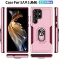 thumbnail image 2 of for Samsung Galaxy S23 Ultra Case for 23 Ultra,6.8 inch,with Kickstand,Dual Layer Military Grade Protection Hard Back Case,S23 Ultra Case Pink, 2 of 12