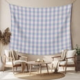 thumbnail image 2 of Purple Tapestry for Bedroom Wall Hanging Tapestry, Grid Checkered Plaid Gingham Lattice Trellis Ceiling Backdrop Tapestries Poster Blanket Wall Decor for Teens Room Living Room Dorm 39" x 59", 2 of 8