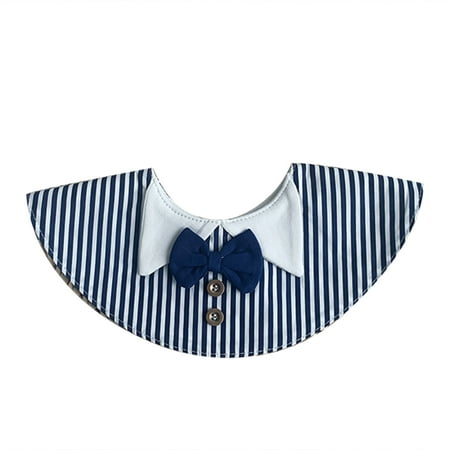 

Wanwan Drool Bib U-shaped Water Absorption Soft Baby Bow Tie Feeding Bib for Toddlers