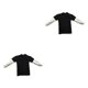 thumbnail image 2 of Vogacara Camiseta de manga larga, ropa de empalme antideslizante de diseño único ligero de alto rango para elemento móvil 15,74 para hombres Negro 2piezas Vogacara CBP204181, 2 of 5