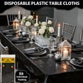 thumbnail image 7 of Mitzzllc Plastic Table Cloth Disposable 8 Pack,54 x 108 Inch Leakproof & Sturdy Decorative Tablecloths,Waterproof Rectangle White Plastic Table Cover, 7 of 7