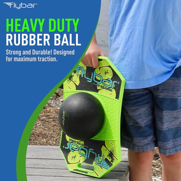 Flybar Pogo Trick Ball Green, Anti-Slip Deck, 160 Lb Capacity photo 3