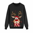 thumbnail image 1 of AWZXDE Christmas Pajamas Bas de Pyjama Familial Assortis pour Papa et Enfants Chandails en Molleton à Manches Longues Tenue de Vacances Col Rond Festif Hommes,G, 1 of 4