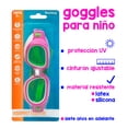 thumbnail image 2 of Goggles para Niño Natación Bestway 7 a 14 Años Verde con Fucsia, 2 of 4