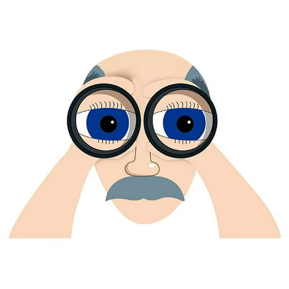 Fence Decoration Nosy Old Man and Lady Garden Fence Garden Fence Art Decorative Crafts Elder