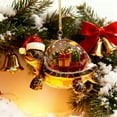 thumbnail image 2 of chaungfeng Turtle Christmas Ornament - Family Holiday Tree Decor Hanging Decorations - Animal Lover Gift - Gifts for Turtle Lovers Women - Nature Gift Decor, 2 of 5
