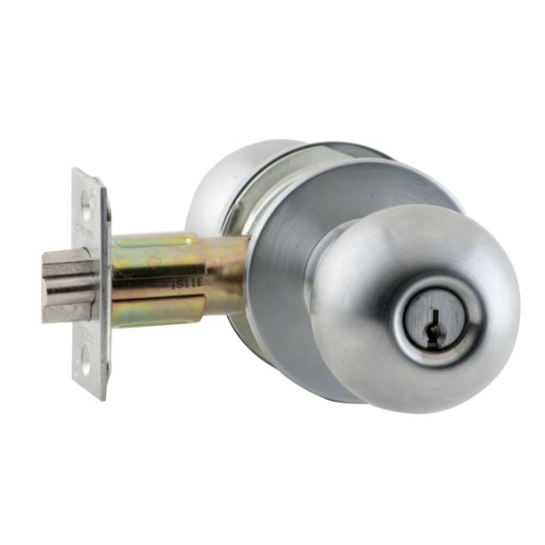 Schlage D53PDORB Satin Chrome Orbit Heavy Duty Keyed Entrance Door
