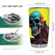 thumbnail image 2 of Vaso Oasisdream de acero inoxidable de 600 ml con estampado de calaveras, 2 of 6