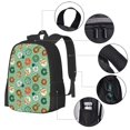 thumbnail image 2 of Fotbe Christmas Donuts Mochila para Hombre y Mujer - Tela Oxford 600D Resistente - Mochila Impermeable de Gran Capacidad para Escuela, Viajes y Senderismo, 2 of 6