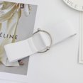 thumbnail image 3 of Ceinture Ceinture Boucle Ronde Élastique Décontractée Blanche, 3 of 7