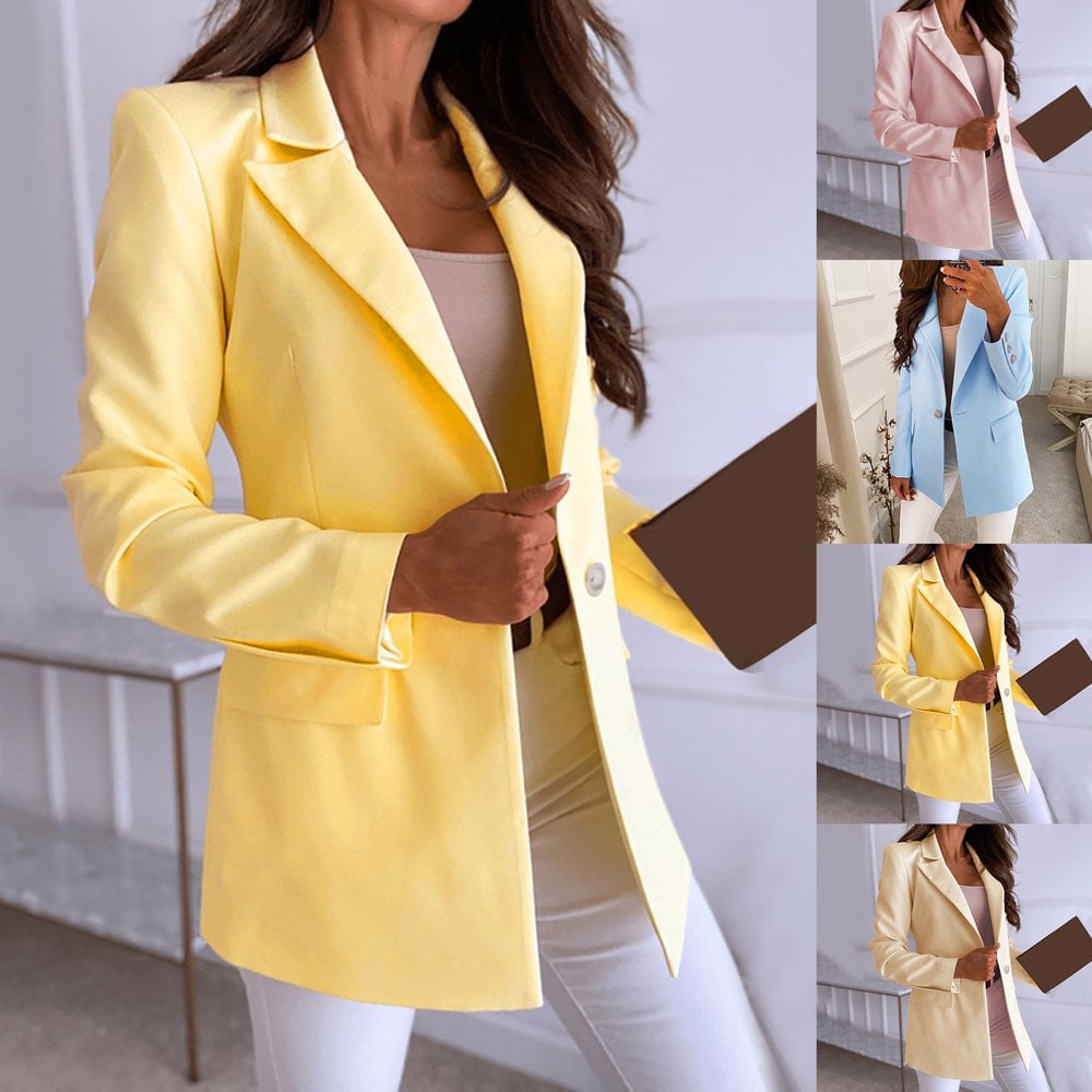Blazer yellow color discount