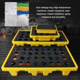 thumbnail image 3 of GXCZ Spill Platform, Spill Containment Platform, Stackable Modular Anti Spill Pallets, Leakproof Warehouses Factory Industrial Plastic Pallet, Large Capacity Tray, Stack Paint Bucket ( Size : 32.52x12.99in, 3 of 6