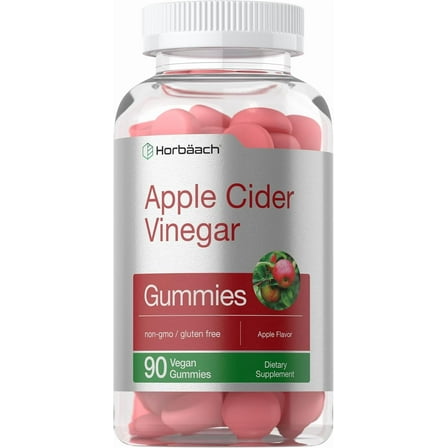 Apple Cider Vinegar 400mg | 90 Vegan Gummies for Men and Women | by Horbaach