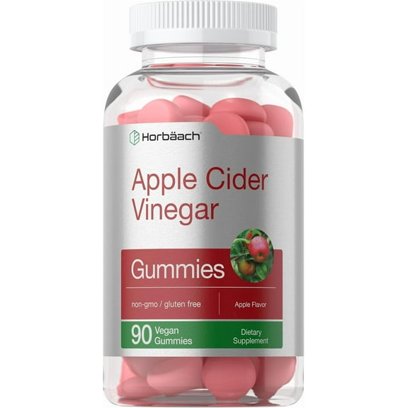 Apple Cider Vinegar 400mg | 90 Vegan Gummies for Men and Women | by Horbaach